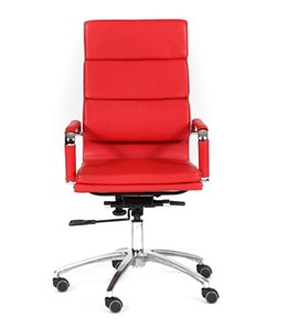Офисное кресло CHAIRMAN 750 экокожа красная в Старом Осколе - предосмотр 1